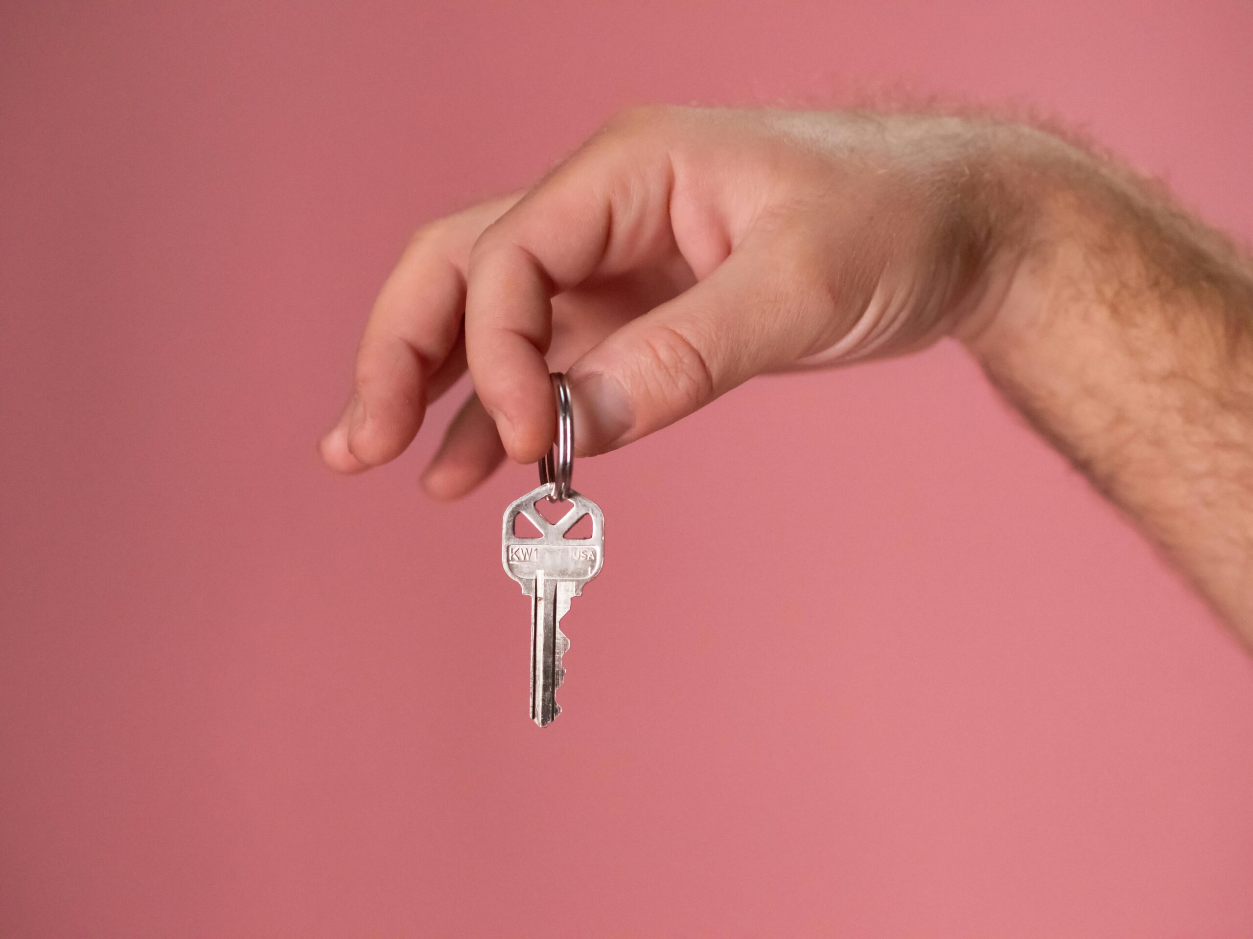 home owner holding key